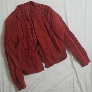 American Vintage Brand Pink/Red Suede Jacket